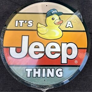 It’s A Jeep Thing tin sign